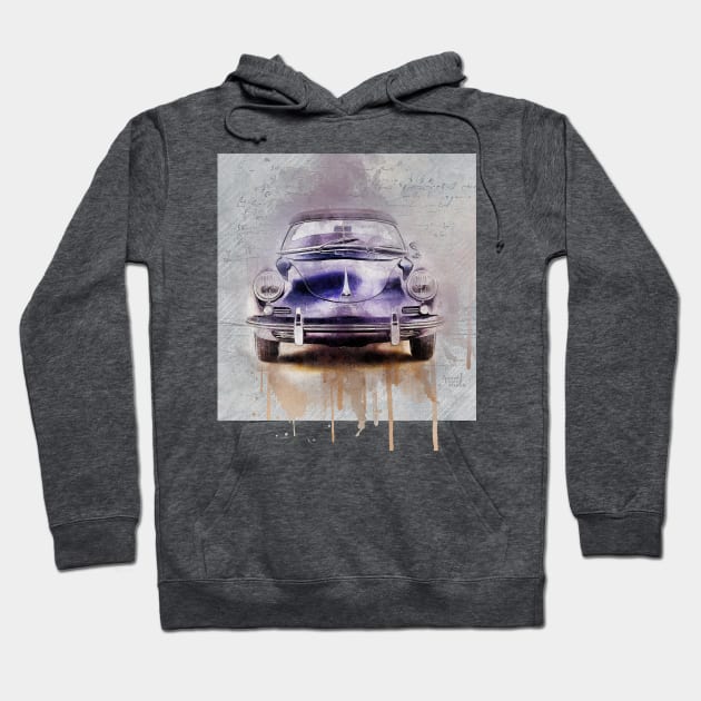 porsche 356 Hoodie by AaaahEeeekStudio